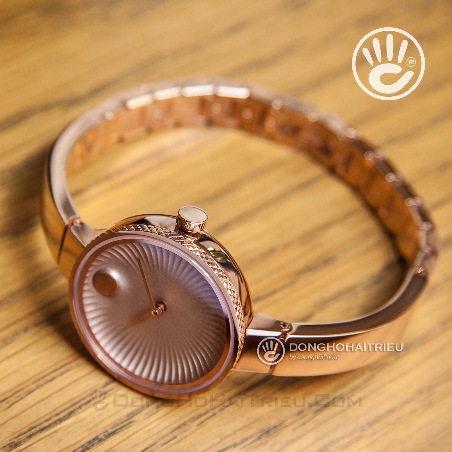 Movado 3680022 – Nữ – Kính Sapphire – Quartz (Pin) – Dây Kim Loại - Ảnh 4