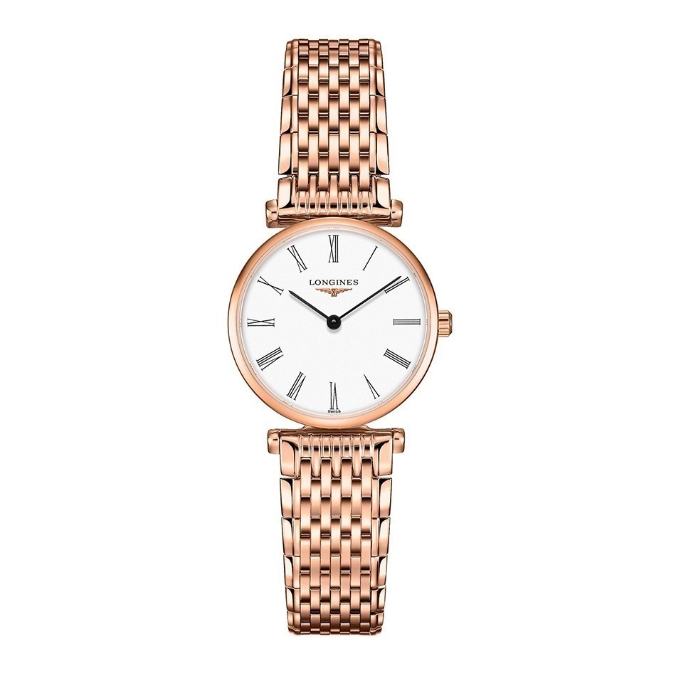 Longines L4.209.1.91.8 – Nữ – Kính Sapphire – Quartz (Pin) – Dây Kim Loại